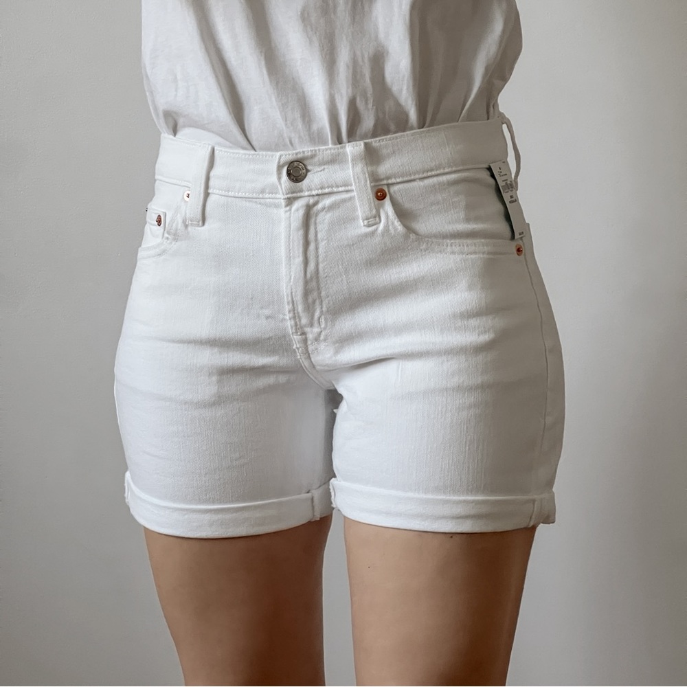 GAP White Jean Shorts